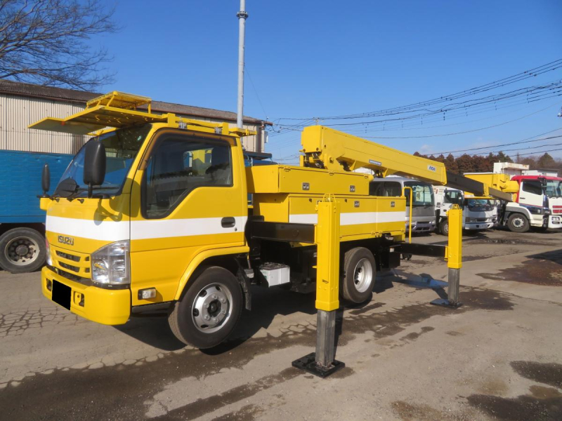 H28年エルフTVナビBモニター高所作業車SH15B電工仕様2259時間|中古トラックの販売・買取・査定のアイナビ