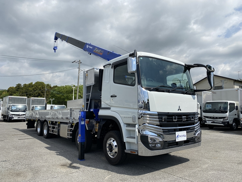 スーパーグレート　25ｔ仕様　4軸低床　アルミブロック5方開　タダノ4段　いそのボデー　積載12,400kg　シフトパイロット|中古トラックの販売・買取・査定のアイナビ