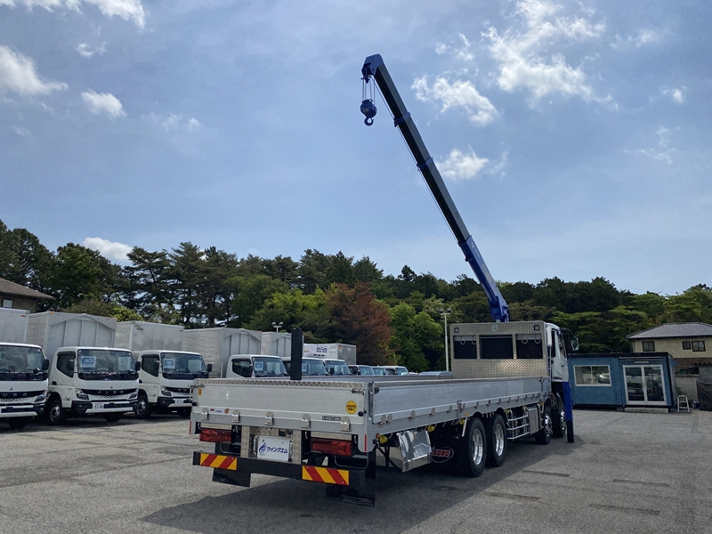 スーパーグレート　25ｔ仕様　4軸低床　アルミブロック5方開　タダノ4段　いそのボデー　積載12,400kg　シフトパイロット|中古トラックの販売・買取・査定のアイナビ