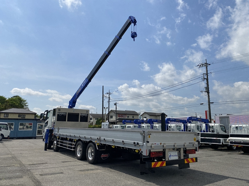 スーパーグレート　25ｔ仕様　4軸低床　アルミブロック5方開　タダノ4段　いそのボデー　積載12,400kg　シフトパイロット|中古トラックの販売・買取・査定のアイナビ