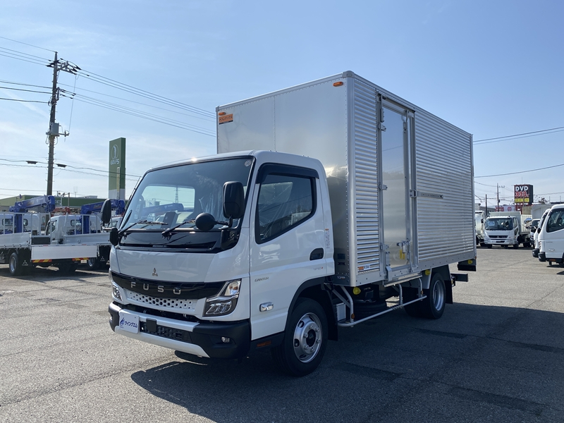 キャンター　ワイドロング　全低床　ラッシング2段　サイドドア　跳上ゲート付　積載3,500kg|中古トラックの販売・買取・査定のアイナビ