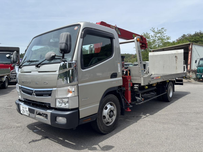 R3キャンター4段クレーン付積載車カスタム実走2.3万km|中古トラックの販売・買取・査定のアイナビ