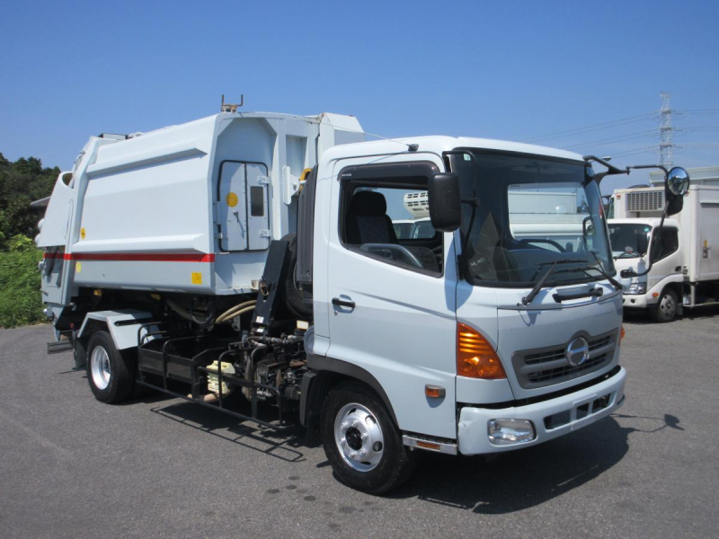 脱着装置付コンテナ専用車 プレスコンテナ フジマイティ―製|中古トラックの販売・買取・査定のアイナビ