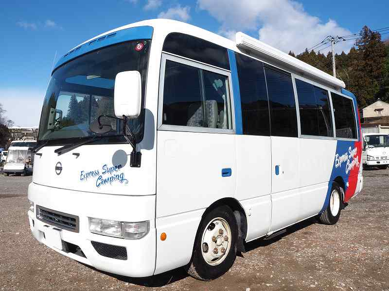 シビリアン10人乗りバスコンキャンピングカー自動スイング扉|中古トラックの販売・買取・査定のアイナビ