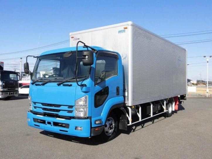28年 いすゞ4tアルミバン 跳ね上げゲート 6.2mワイド|中古トラックの販売・買取・査定のアイナビ