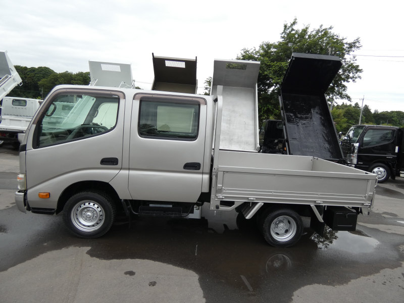 H25　1.2トン Wキャブ　平ボディー　三方開　ダイナ　260509|中古トラックの販売・買取・査定のアイナビ