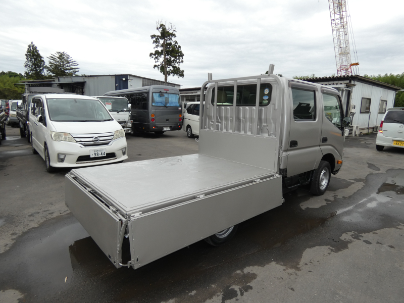 H25　1.2トン Wキャブ　平ボディー　三方開　ダイナ　260509|中古トラックの販売・買取・査定のアイナビ