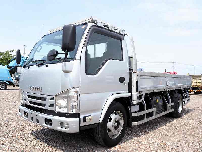 いすゞ エルフ 希少!! 標準ロング 平ボディ 積載4t|中古トラックの販売・買取・査定のアイナビ