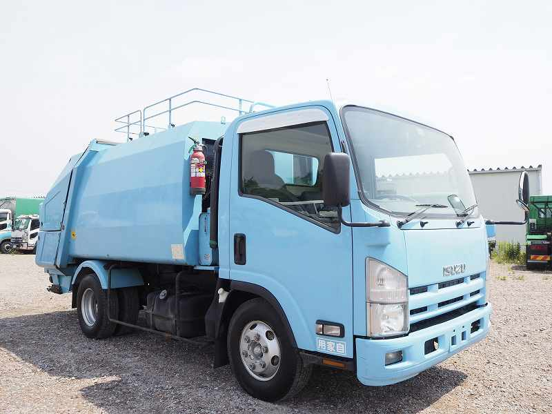 いすゞ エルフ 富士車輛製 プレス式パッカー 塵芥車|中古トラックの販売・買取・査定のアイナビ