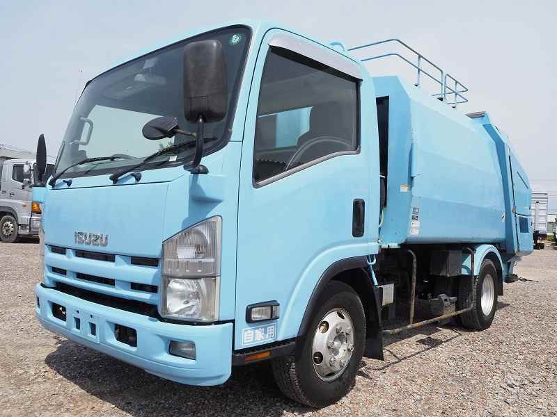 いすゞ エルフ 富士車輛製 プレス式パッカー 塵芥車|中古トラックの販売・買取・査定のアイナビ