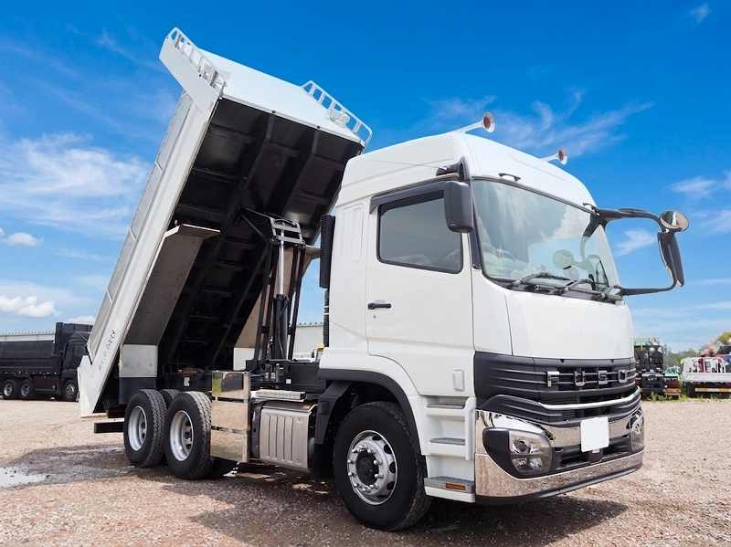 三菱ふそう スーパーグレート  5.4×2.35m 新明和製 ダンプ|中古トラックの販売・買取・査定のアイナビ