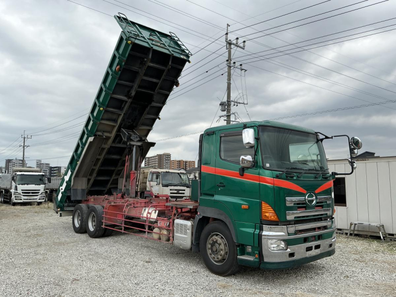 ★H25 日野 プロフィア ダンプ ステンレス 最大積載量13700kg|中古トラックの販売・買取・査定のアイナビ