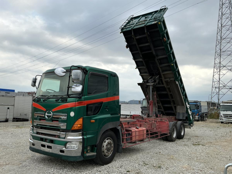 ★H25 日野 プロフィア ダンプ ステンレス 最大積載量13700kg|中古トラックの販売・買取・査定のアイナビ