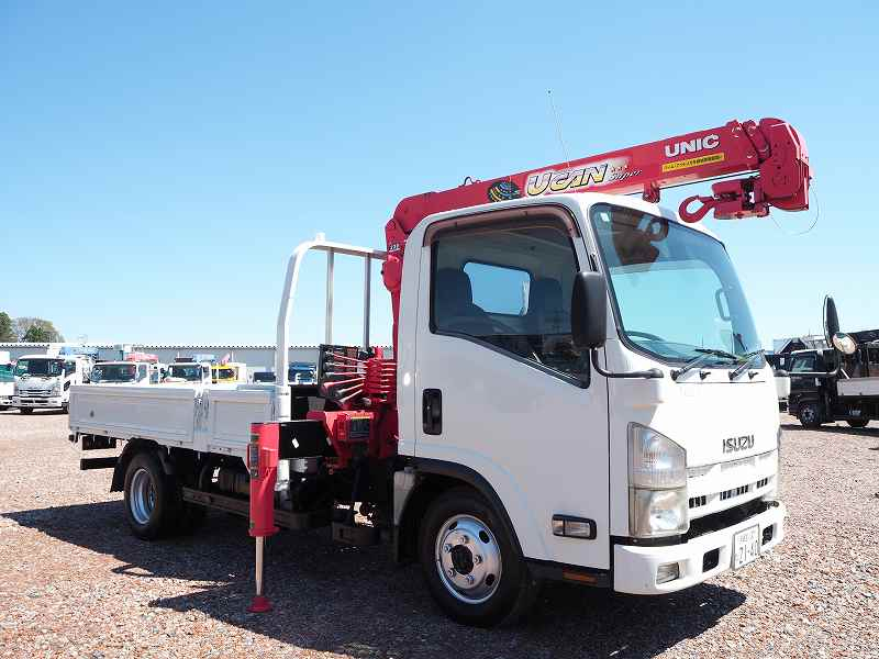 いすゞ エルフ 4WD 3段クレーン ラジコン 標準ロング|中古トラックの販売・買取・査定のアイナビ
