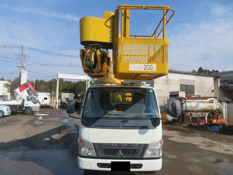 平成21年キャンター 高所作業車 アイチ17m SK17A 自動格納装置付|中古トラックの販売・買取・査定のアイナビ