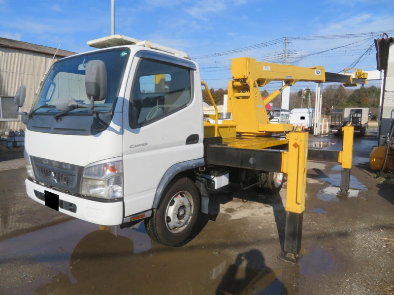 平成21年キャンター 高所作業車 アイチ17m SK17A 自動格納装置付|中古トラックの販売・買取・査定のアイナビ