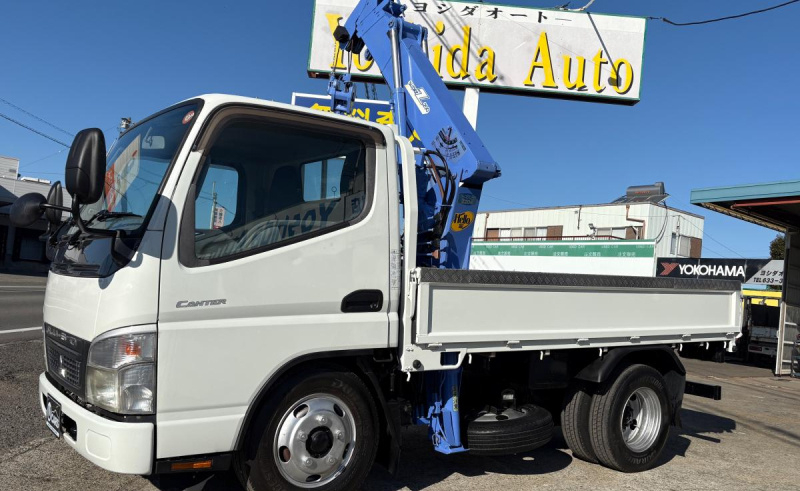 H19 キャンター　2t　高床　簡易クレーン付|中古トラックの販売・買取・査定のアイナビ