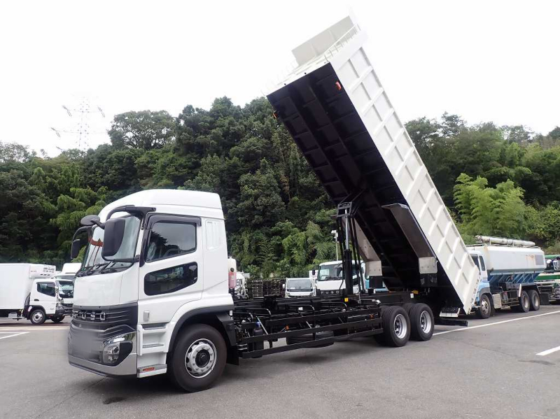 新明和　25t　ハイルーフ　深ダンプ　35立米　スウェーデン鋼|中古トラックの販売・買取・査定のアイナビ