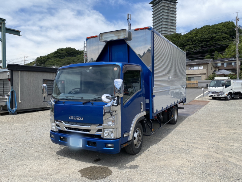 H30年式、エルフ、ワイドアルミウィング、車検付|中古トラックの販売・買取・査定のアイナビ