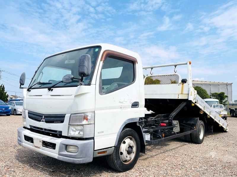 三菱 キャンター 車載車 希少な3.85t セーフティーローダー|中古トラックの販売・買取・査定のアイナビ