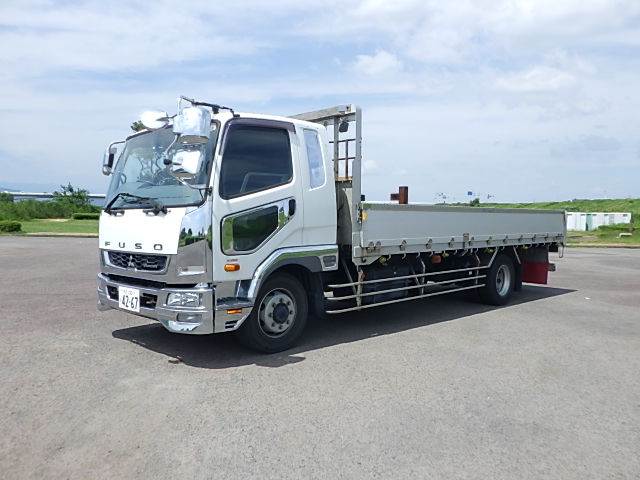 三菱平成29年式増トンアルミ平ボディー検切れプレート付き|中古トラックの販売・買取・査定のアイナビ