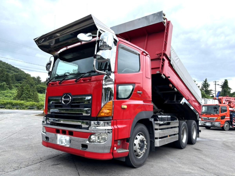 H23 プロフィア ダンプ 車検付 5.1x2.2 可動式リアバンパー|中古トラックの販売・買取・査定のアイナビ