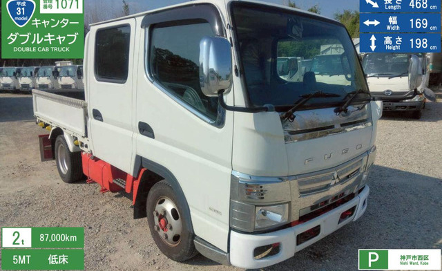 H31年　キャンター 2t低床 ダブルキャブ 　No.1071|中古トラックの販売・買取・査定のアイナビ