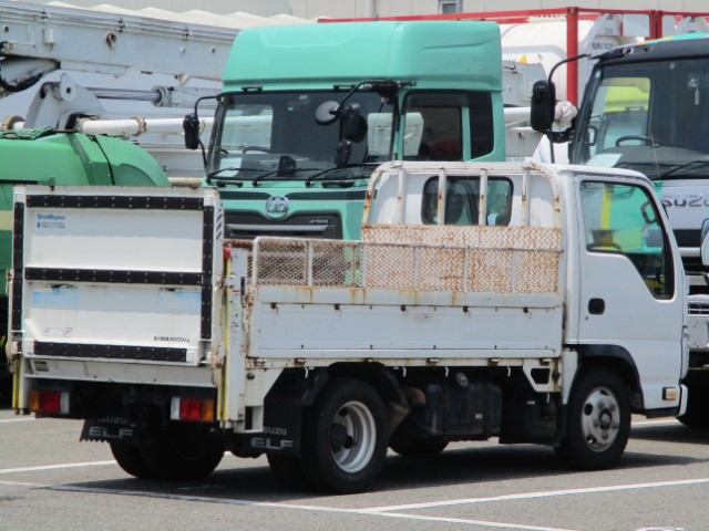 H24　いすゞエルフ　2トン平ボディ　新明和垂直ゲート|中古トラックの販売・買取・査定のアイナビ