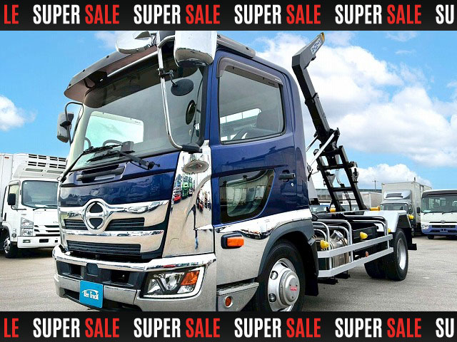 車検付 脱着装置付コンテナ専用車 新明和工業 アームロール|中古トラックの販売・買取・査定のアイナビ