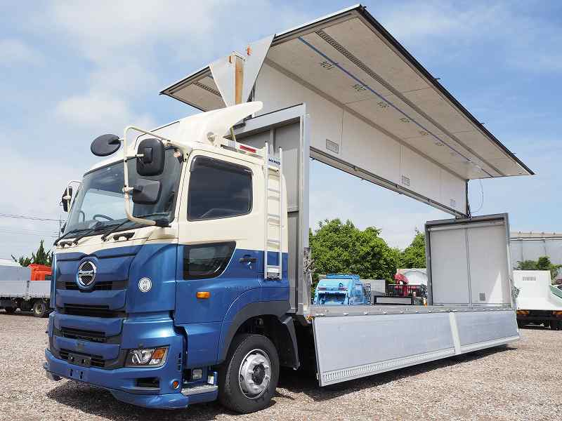 日野 プロフィア ウィング アルミウイング 4軸低床 積載13.3t|中古トラックの販売・買取・査定のアイナビ