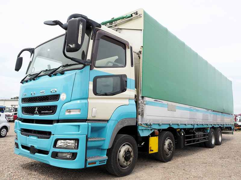 三菱 スーパーグレート ウィング 4軸低床 幌ウイング 積載12.4t|中古トラックの販売・買取・査定のアイナビ