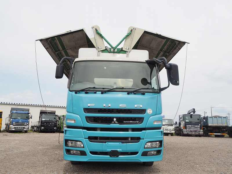 三菱 スーパーグレート ウィング 4軸低床 幌ウイング 積載12.4t|中古トラックの販売・買取・査定のアイナビ
