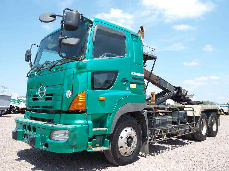 日野 プロフィア 22t 新明和アームロールツインホイスト|中古トラックの販売・買取・査定のアイナビ