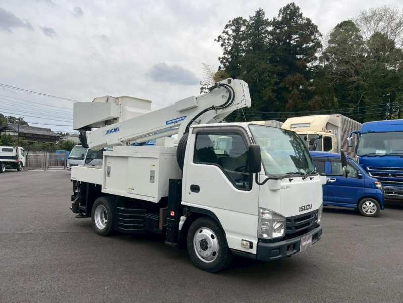 4WD アイチ SH10A 9.9m 絶縁バケット200 電工仕様 検付|中古トラックの販売・買取・査定のアイナビ
