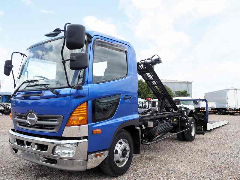 日野 レンジャー 車載車 フラトップZERO セーフティーローダー|中古トラックの販売・買取・査定のアイナビ