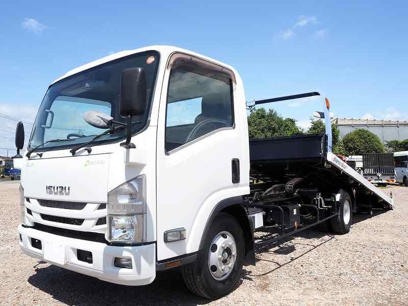 いすゞ エルフ 積載車 積載3.75t セーフティーローダー|中古トラックの販売・買取・査定のアイナビ