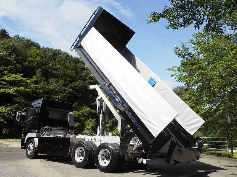 Sグレート ハイルーフ 2デフ リターダ 460馬力 22tロングダンプ|中古トラックの販売・買取・査定のアイナビ
