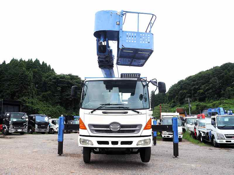 日野レンジャー タダノ製 スカイボーイ 27m 高所作業車 自動格納|中古トラックの販売・買取・査定のアイナビ