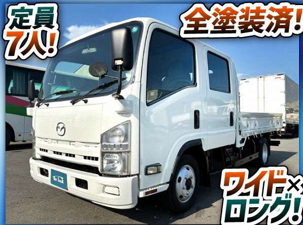 Wキャブ ワイド ロング 乗車定員 7人 全塗装 6速マニュアル|中古トラックの販売・買取・査定のアイナビ