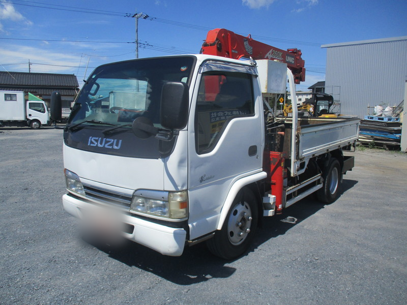 H12エルフ古河製4段クレーンラジフック車検R9/3積載2t|中古トラックの販売・買取・査定のアイナビ