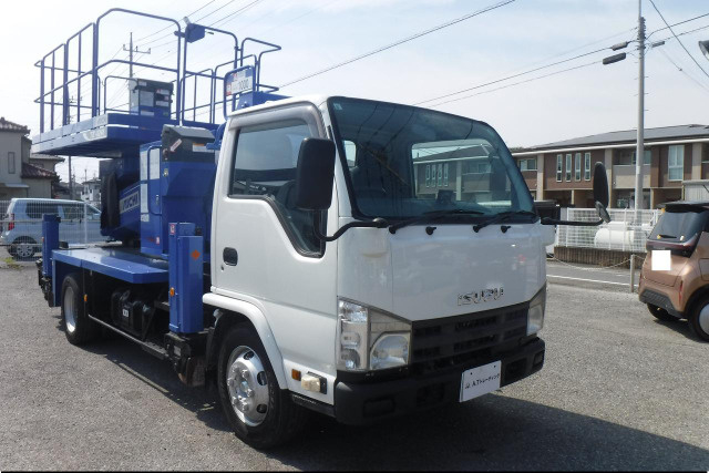 H.23年 いすゞ エルフ 高所作業 12mローラージャッキ仕様TZ12A|中古トラックの販売・買取・査定のアイナビ