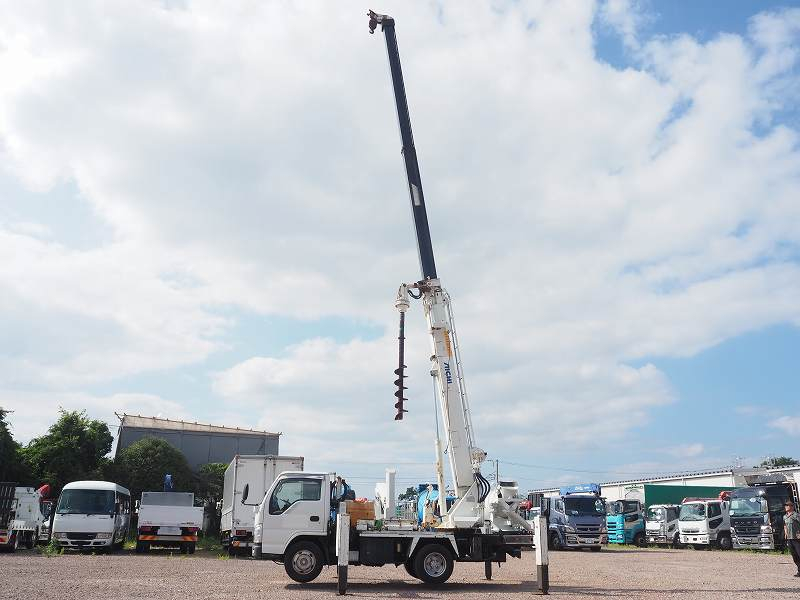 いすゞ エルフ アイチ 穴掘建柱車 D50A|中古トラックの販売・買取・査定のアイナビ