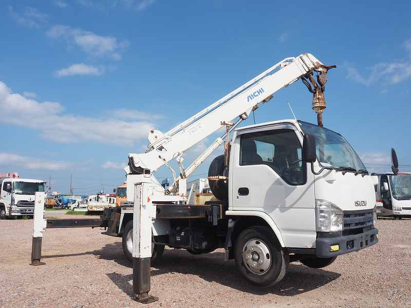 いすゞ エルフ アイチ 穴掘建柱車 D50A|中古トラックの販売・買取・査定のアイナビ
