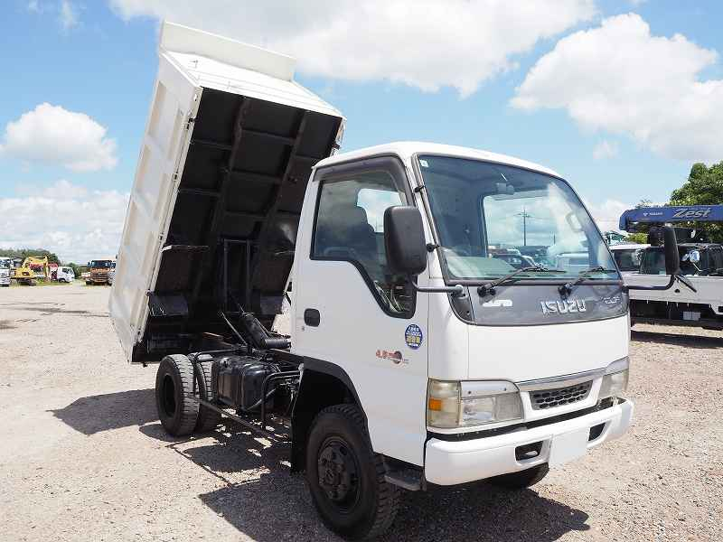 いすゞ エルフ 高床 4WD 深ダンプ ステンレス張り|中古トラックの販売・買取・査定のアイナビ