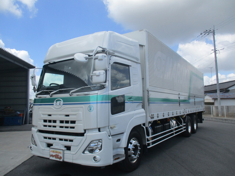 R1クオン3軸高床アルミウイング車検R9/7積載13.3t7速ミッション|中古トラックの販売・買取・査定のアイナビ