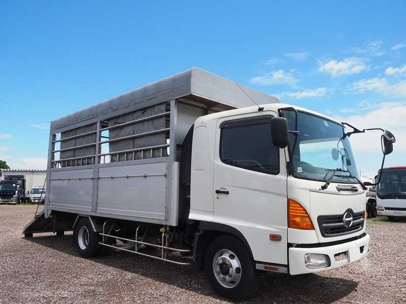 日野 レンジャー 家畜運搬車 電動スロープ|中古トラックの販売・買取・査定のアイナビ
