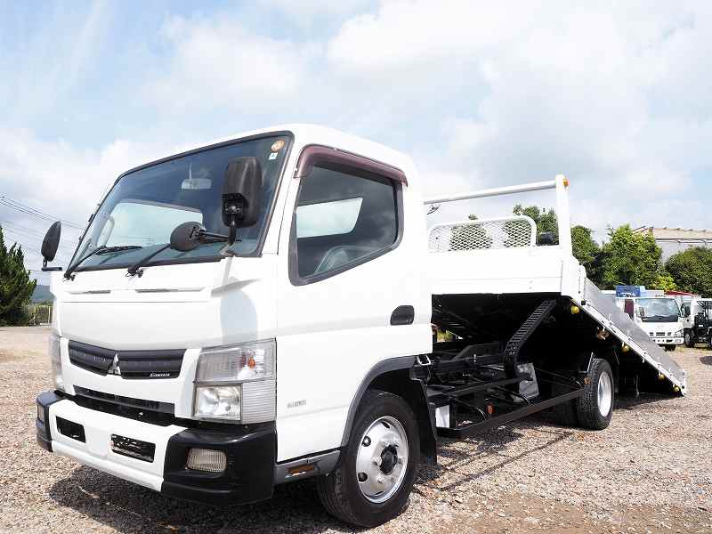 三菱 キャンター 車載車 希少な3.85t セーフティーローダー|中古トラックの販売・買取・査定のアイナビ