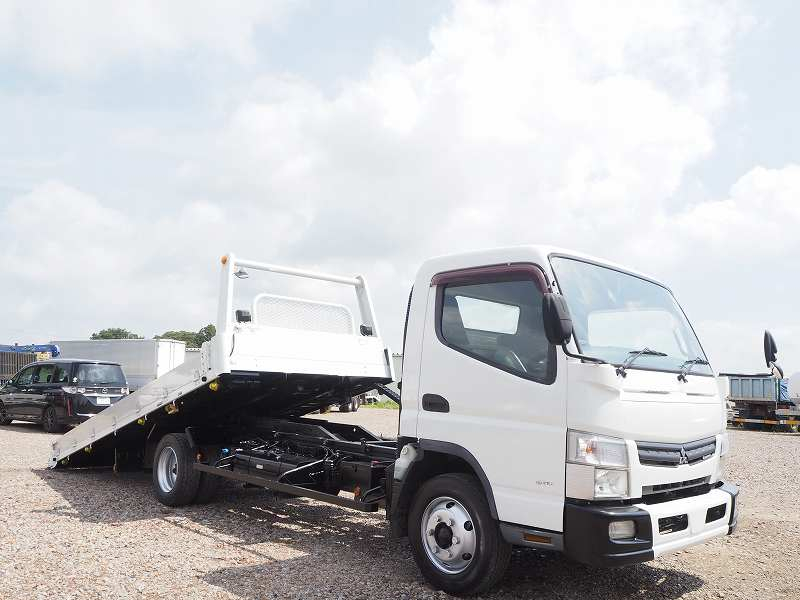 三菱 キャンター 車載車 希少な3.85t セーフティーローダー|中古トラックの販売・買取・査定のアイナビ