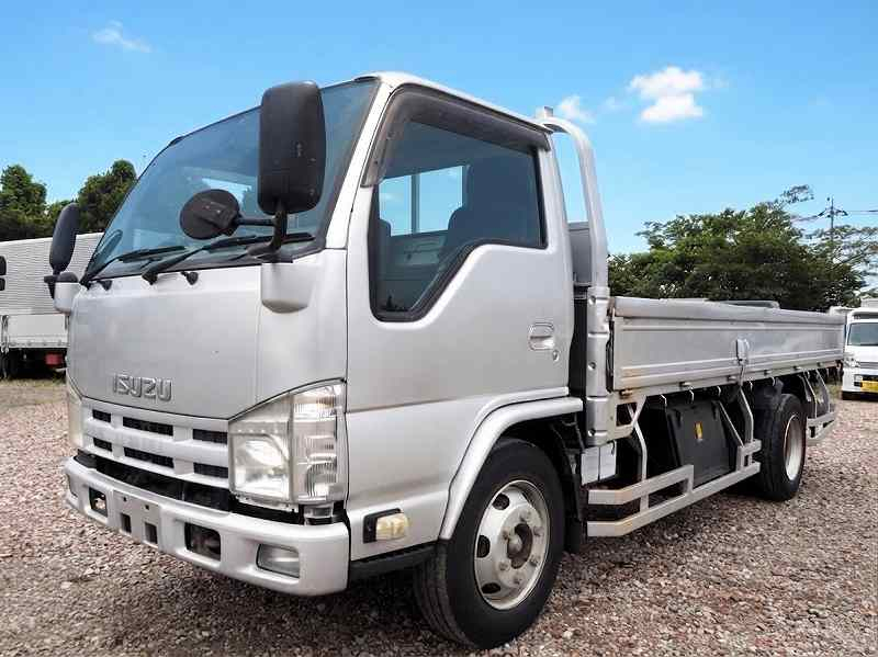 いすゞ エルフ 希少!! 標準ロング 平ボディ 積載4t|中古トラックの販売・買取・査定のアイナビ