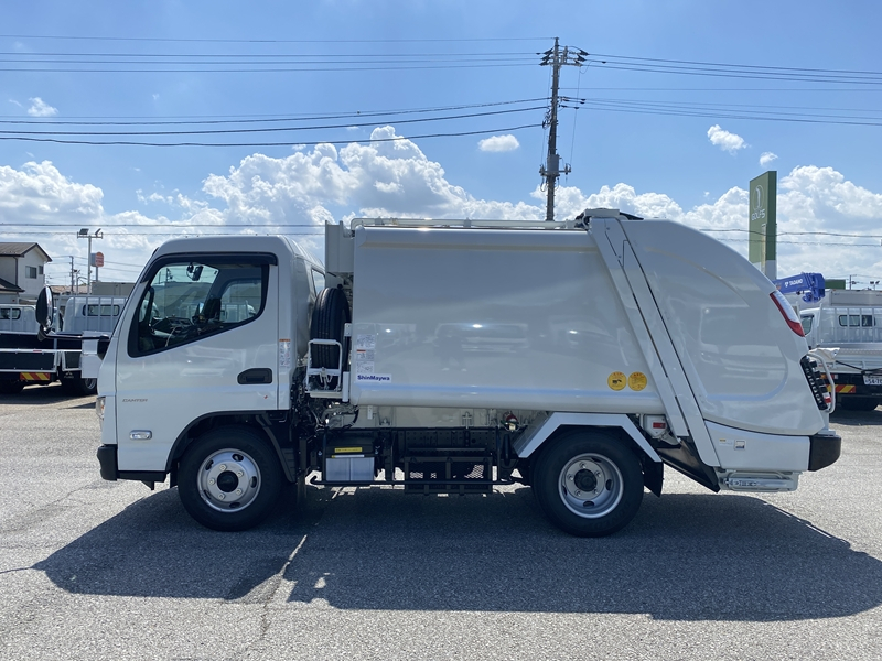 キャンター　新明和工業　プレス式　4.3㎥　150PS　積載2,000kg|中古トラックの販売・買取・査定のアイナビ